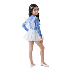 Maillot de bain sirène bleu