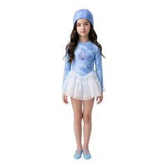 Maillot de bain sirène bleu
