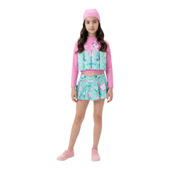 Maillot de bain flottant rose